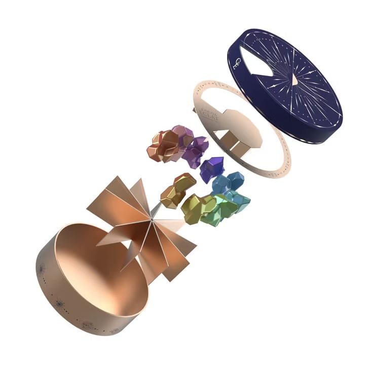 Round Rotatory Dial Advent Calendar Rigid Box