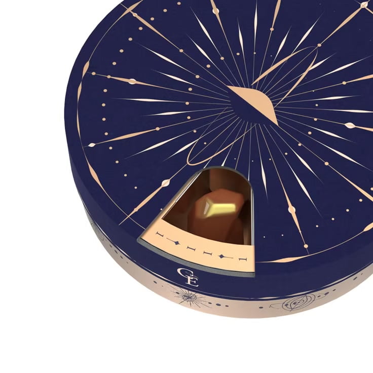 Round Rotatory Dial Advent Calendar Rigid Box