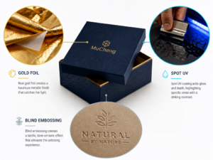 The Complete Guide to Gift Box Finishing: Foil Stamping, UV Coating & Embossing